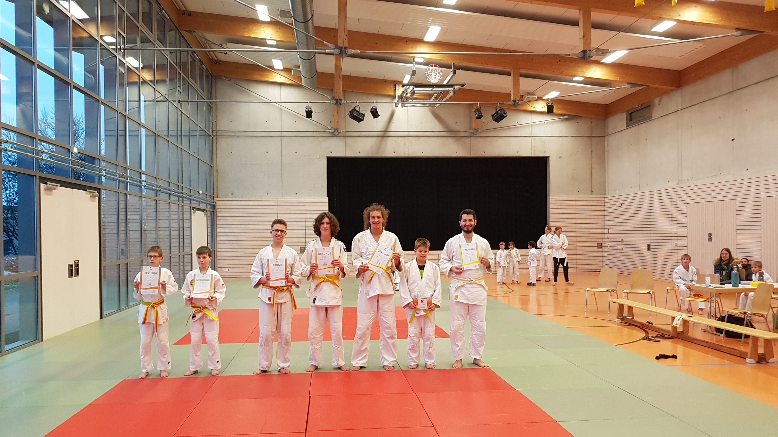 Erfolgreiche Gürtelprüfung und gemeinsames Training beim JC Bad-Krozingen